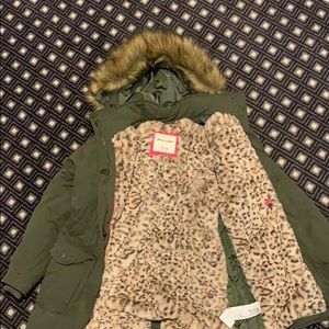 Abercrombie kids winter fur lining coat